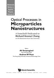 Tapa de Optical processes in microparticles and nanostructures