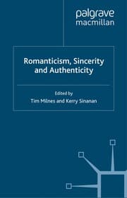 Tapa de Romanticism, sincerity and authenticity