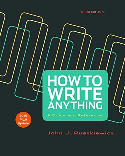 Tapa de How to Write Anything with 2016 MLA Update