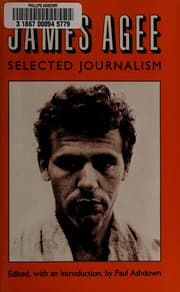 Tapa de James Agee, selected journalism