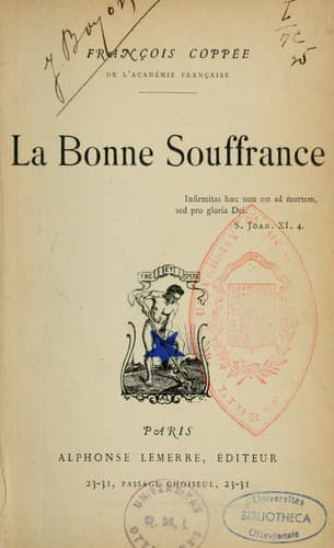 Tapa de La bonne souffrance ...