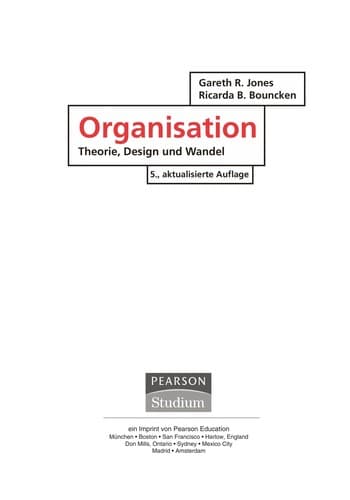 Tapa de Organisation