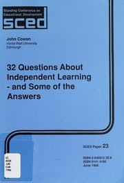 Tapa de 32 Questions About Independent Education