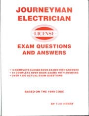 Tapa de Journeyman Electrician Exam Questions and Answers 1999 Edition