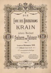 Tapa de Die Ehre des Herzogthums Krain