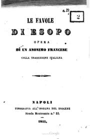 Tapa de Le favole di Esopo