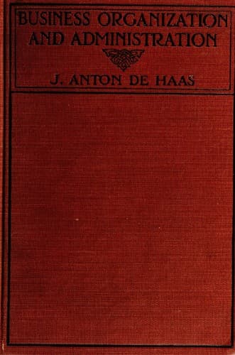 Tapa de Business organization and administration