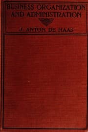 Tapa de Business organization and administration