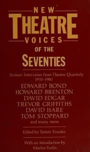 Tapa de New theatre voices of the seventies