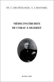 Tapa de Médecins érudits de Coray à Sigerist