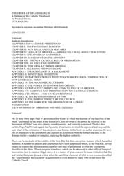 Tapa de Order of Melchisedech