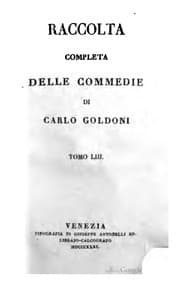 Tapa de Raccolta completa delle commedie