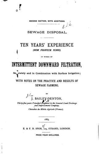 Tapa de Sewage Disposal