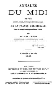 Tapa de Annales du Midi