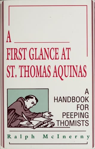 Tapa de A first glance at St. Thomas Aquinas