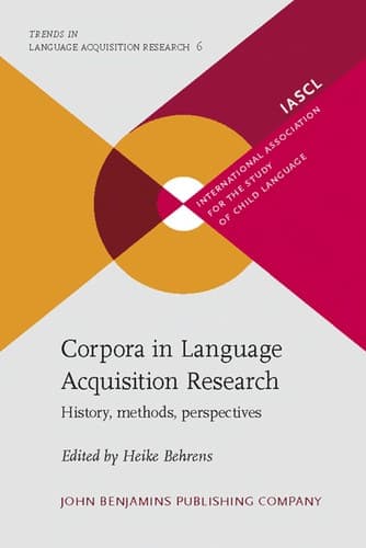 Tapa de Corpora in language acquisition research