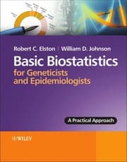 Tapa de Basic biostatistics for geneticists and epidemiologists