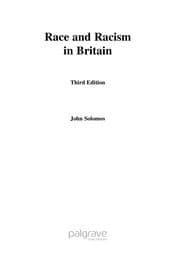 Tapa de RACE AND RACISM IN BRITAIN