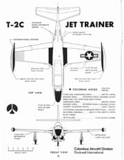 Tapa de North American Rockwell T-2 Buckeye (Naval Fighters, Volume 15)