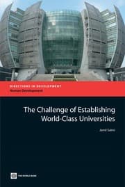 Tapa de The challenge of establishing world-class universities
