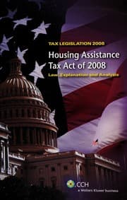 Tapa de Housing Assistance Tax Act of 2008