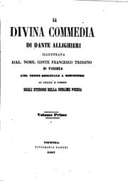 Tapa de La divina commedia di Dante Allighieri