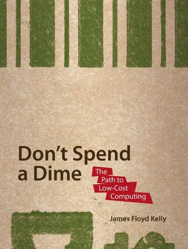 Tapa de Don't spend a dime