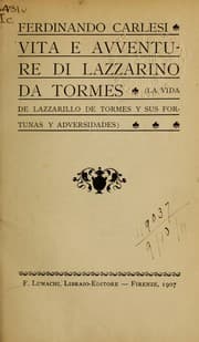 Tapa de Vita e avventure di Lazzarino de Tormes