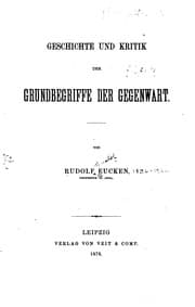 Tapa de Geschichte und Kritik der Grundbegriffe der Gegenwart
