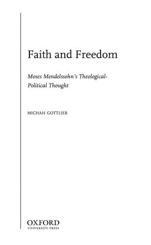 Tapa de Faith and freedom