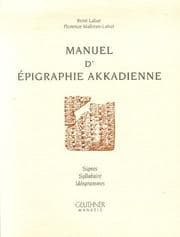 Tapa de Manuel d'épigraphie akkadienne