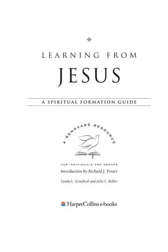 Tapa de Learning from Jesus