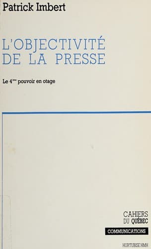 Tapa de L' objectivité de la presse