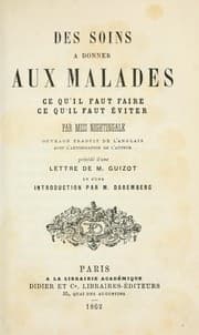 Tapa de Des soins a donner aux malades