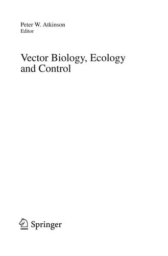 Tapa de Vector biology, ecology, and control