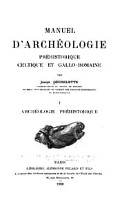 Tapa de Manuel d'archéologie préhistorique celtique et gallo-romaine
