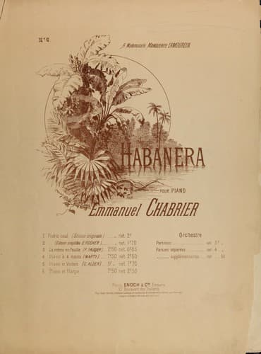 Tapa de Habanera