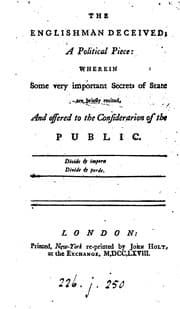 Tapa de The Englishman deceived: a political piece : wherein some very important secrets of State are ..