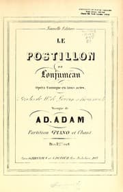 Tapa de Le postillon de Lonjumeau