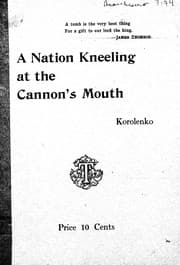Tapa de A Nation Kneeling at the Cannon's Mouth