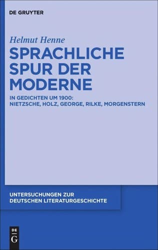 Tapa de Sprachliche Spur der Moderne