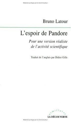 Tapa de L'espoir de Pandore
