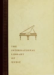 Tapa de The international library of music
