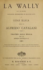 Tapa de La Wally
