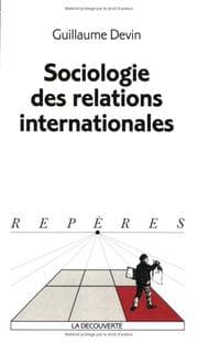 Tapa de Sociologie des relations internationales