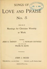 Tapa de Songs of love and praise no. 5