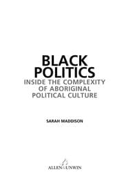 Tapa de Black politics