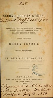 Tapa de A second book in Greek