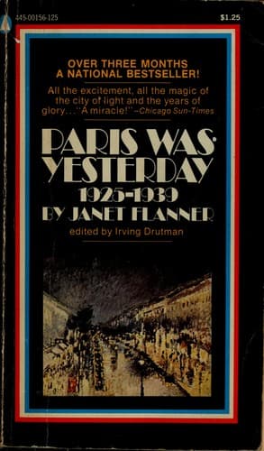 Tapa de Paris was yesterday (1925-1939)