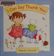 Tapa de I can say thank you